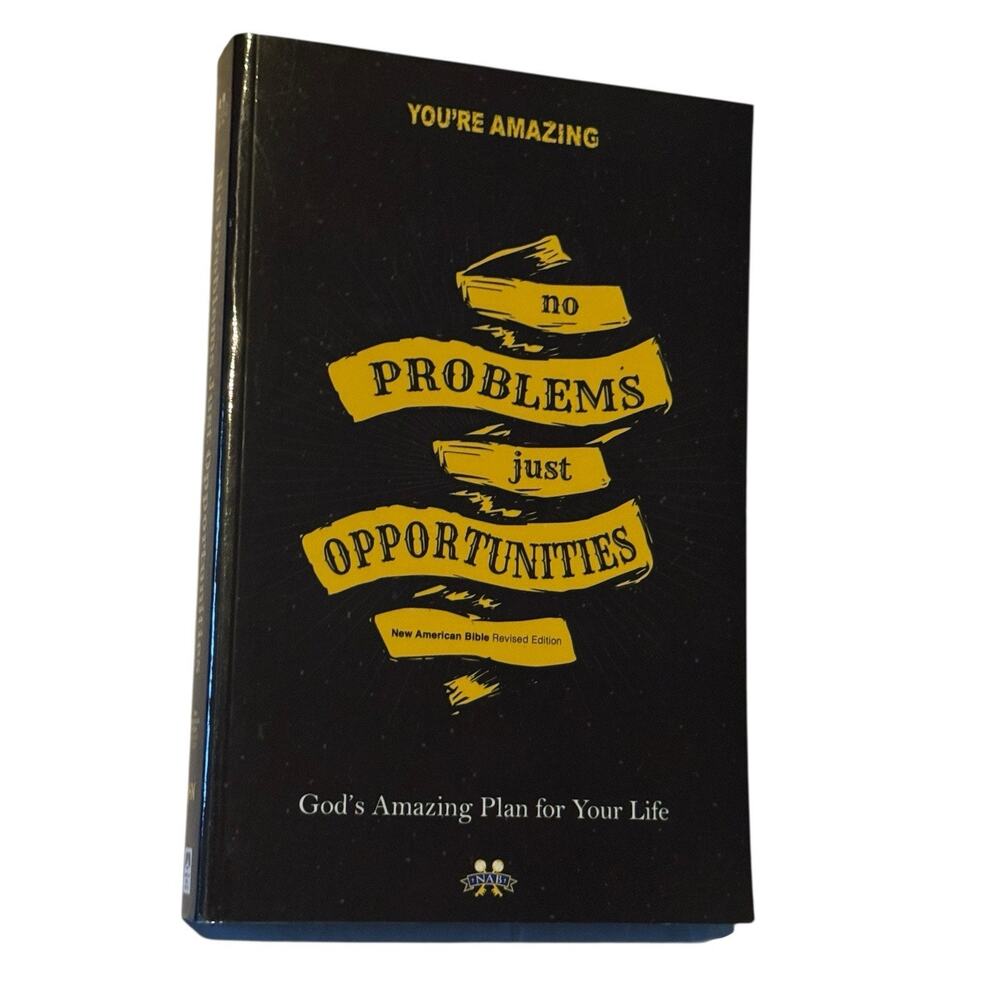 You’re Amazing No Problems Just Opportunities New American Bible Gods Plan NAB‎